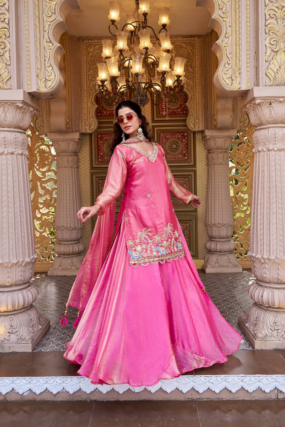 RangBhoomi Exclusive Festival Collection: Elegant Lehenga Choli with Heavy Embroidery