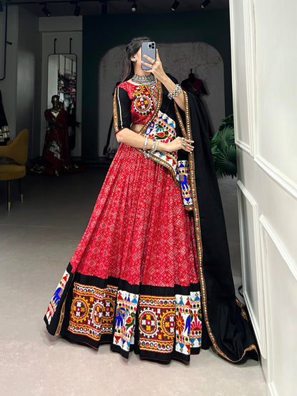 Stunning Traditional Garba Choli Embellished with Gamthi and Mirror Work – Navratri 2026 Collection