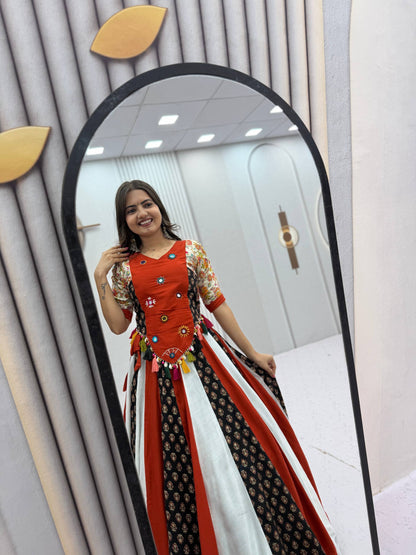 RangBhoomi Navratri Special Kediyu Lehenga – Pure Cotton Festive Set