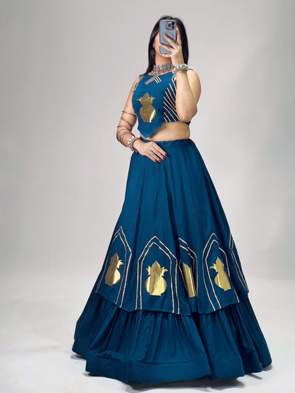 RangBhoomi CHITRA Ethnic Cotton Lehenga Set — Navratri Collection