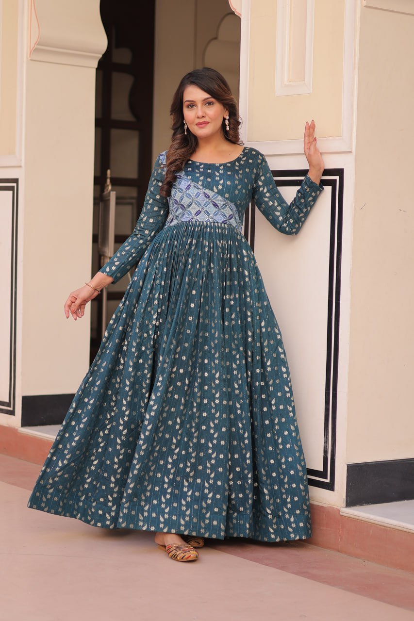 Weave Elegance Gown
