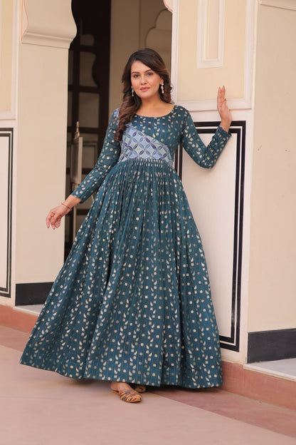 Weave Elegance Gown