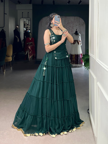 RangBhoomi Navratri 2026 Elegant Feather-Light Lehenga Set