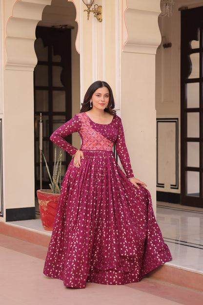 Weave Elegance Gown