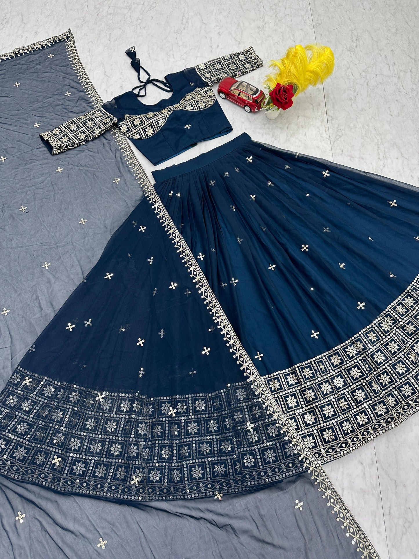 Exclusive Wedding Special Lehenga Choli by Tapi Creation – Elegant Fox Georgette Ensemble