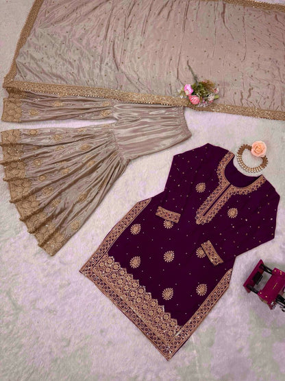 Introducing the New RangBhoomi SP Series: Elegant Chinon Silk Ensemble with Realistic Modeling