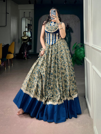RangBhoomi Embroidered Mirror Lehenga Set — Navratri Collection 2026