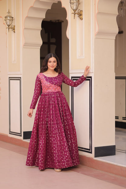 Weave Elegance Gown