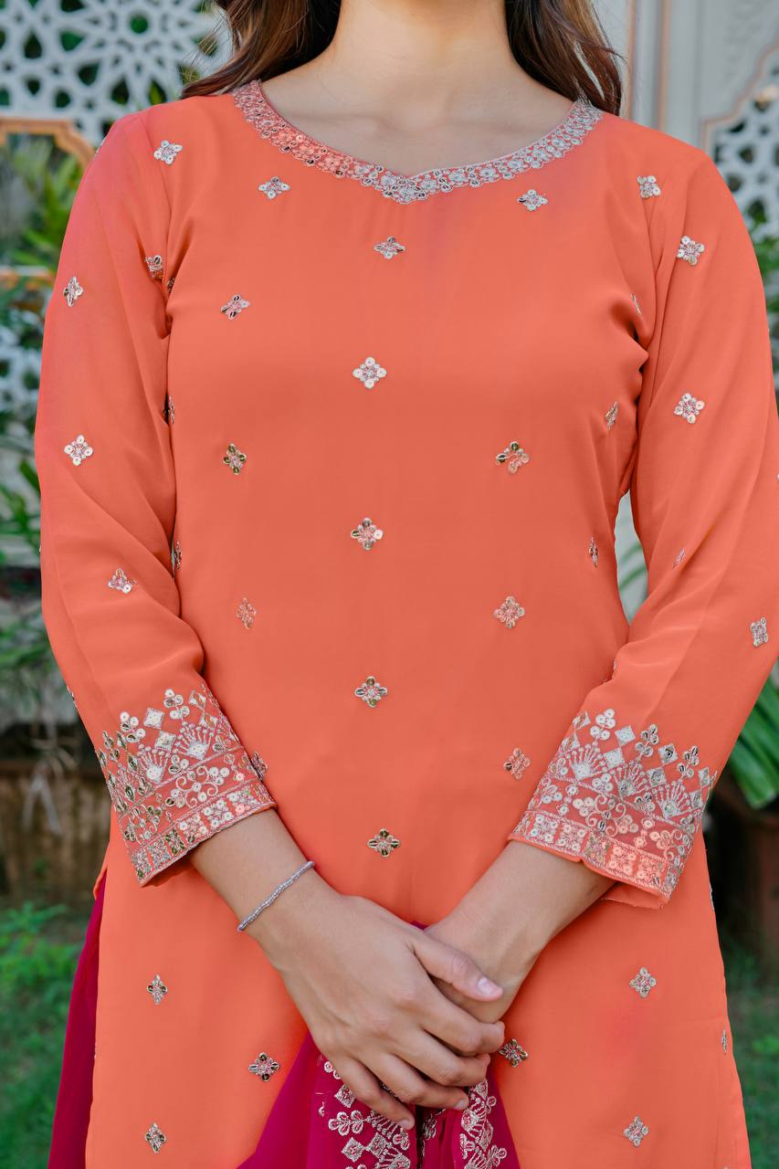 Premium Designer SP Series Ensemble – Real-Model Showcase by RangBhoomi