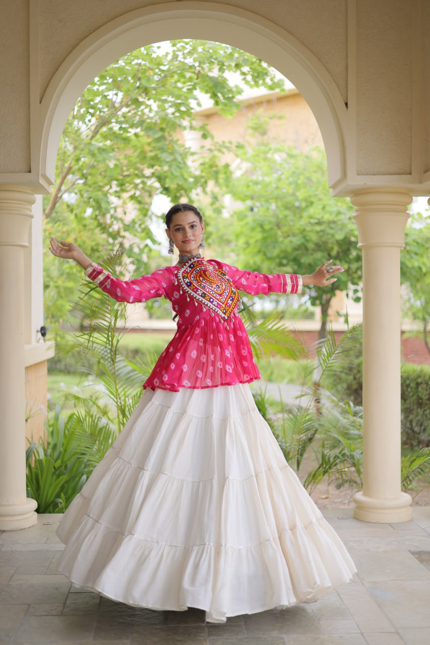 RangBhoomi Navratri Lehenga Choli Collection 2026 – Full-Stitched Festive Set