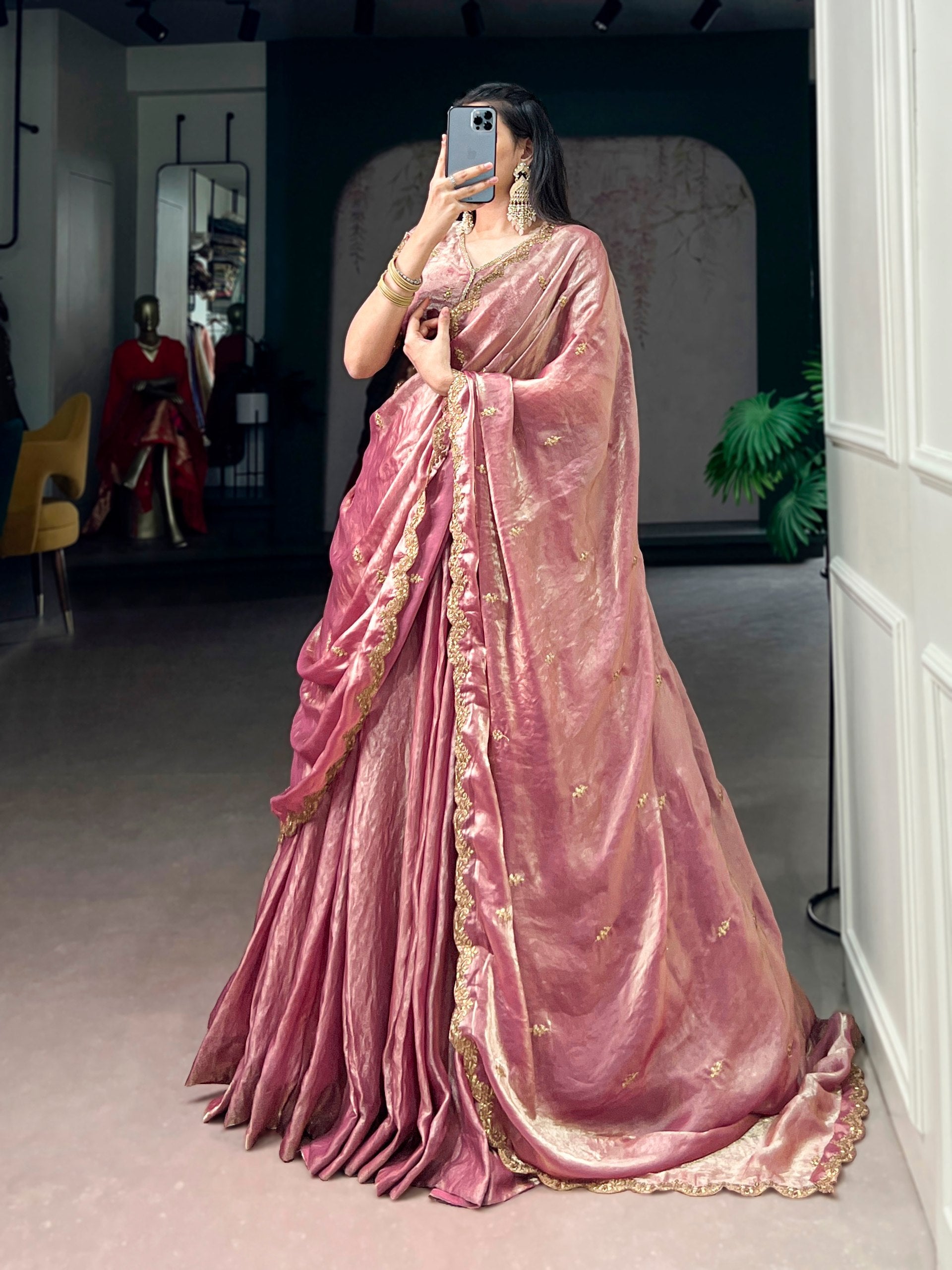 RangBhoomi Elegant Pastel Lehenga Collection with Gold Lace Detailing