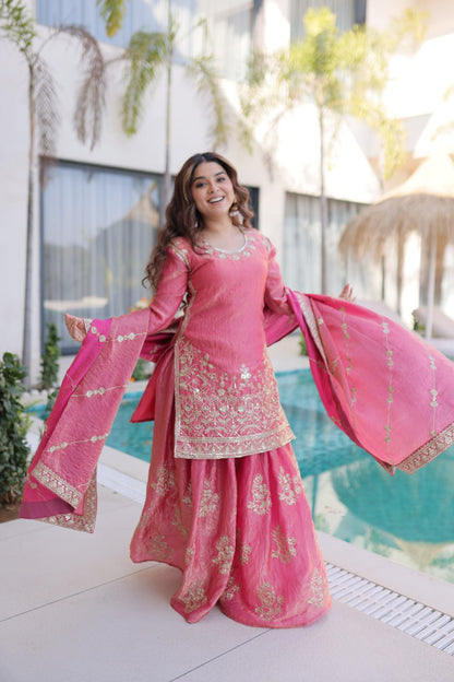 RangBhoomi Premium Designer Ready-to-Wear Top, Sharara, and Dupatta Collection 2026