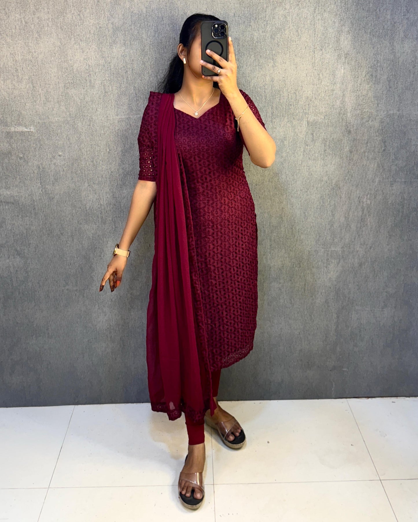 Premium Hakoba Cotton Kurti with Dupatta – 6 Vibrant Colors