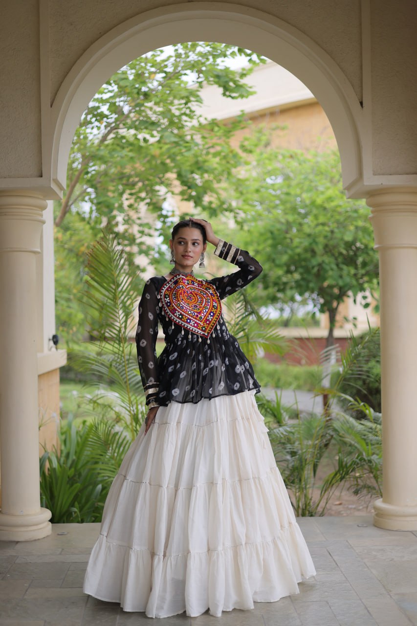 RangBhoomi Navratri Lehenga Choli Collection 2026 – Full-Stitched Festive Set
