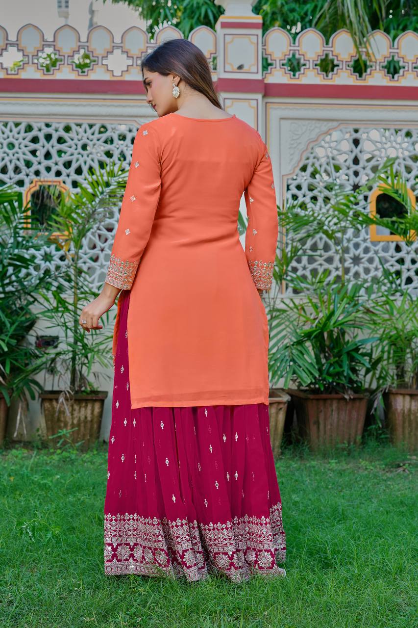 Premium Designer SP Series Ensemble – Real-Model Showcase by RangBhoomi
