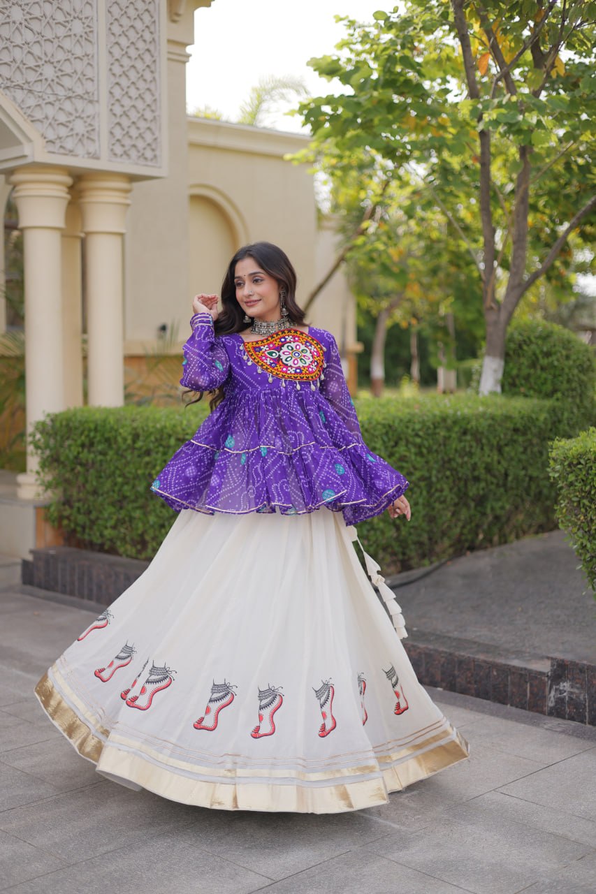 RangBhoomi Navratri Lehenga Choli Collection 2026 - Festive Full-Stitched Set