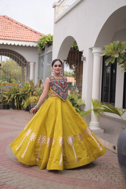 RangBhoomi Navratri Lehenga Choli Collection 2026 — Roman Fabric with Kutchi Embroidery
