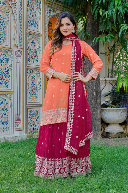Premium Designer SP Series Ensemble – Real-Model Showcase by RangBhoomi