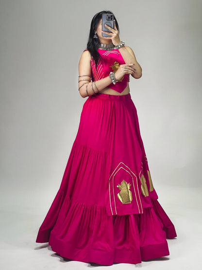 RangBhoomi CHITRA Ethnic Cotton Lehenga Set — Navratri Collection