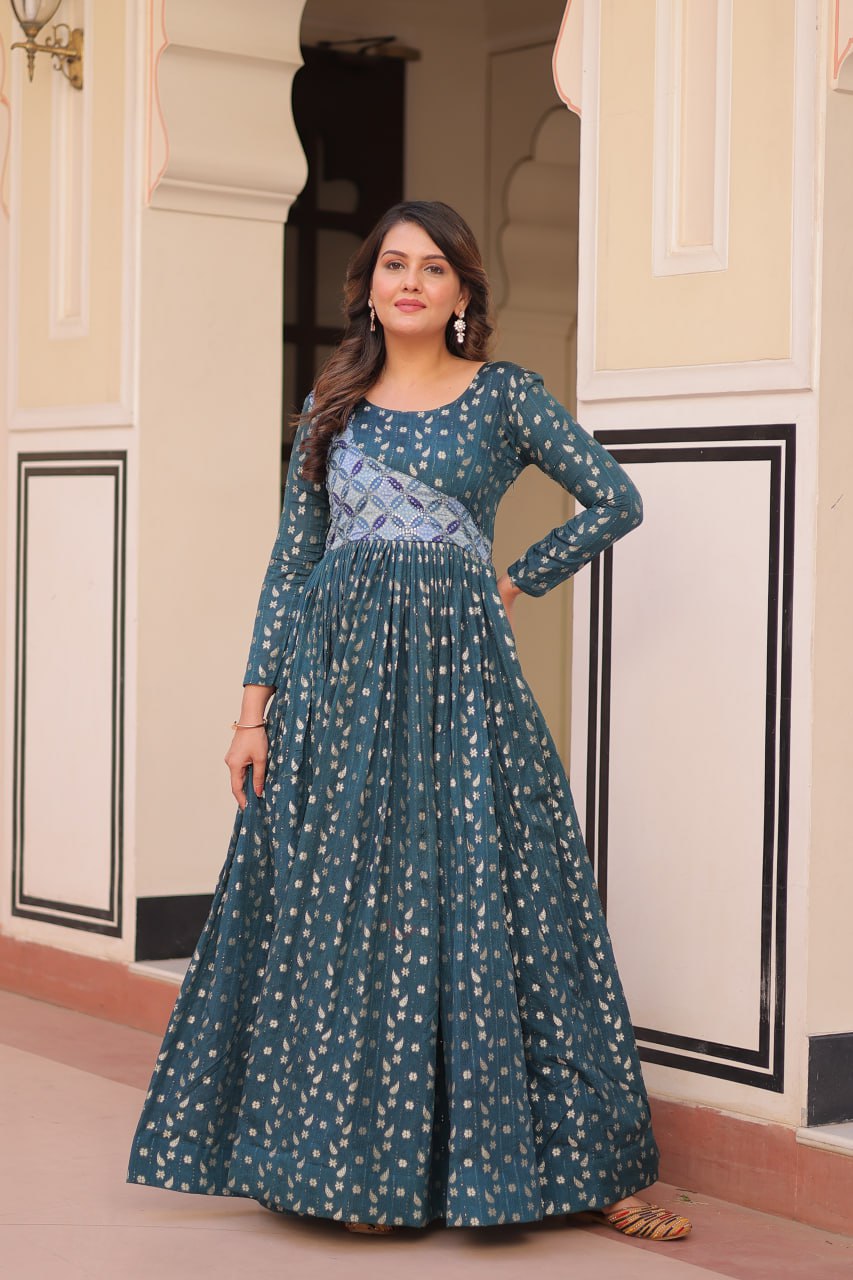 Weave Elegance Gown