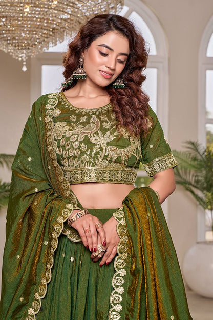 RangBhoomi Exclusive Wedding Collection Elegant Embroidered Lehenga Choli Set