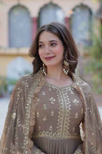 Full Flair Gown: Indian Wedding & Party Wear