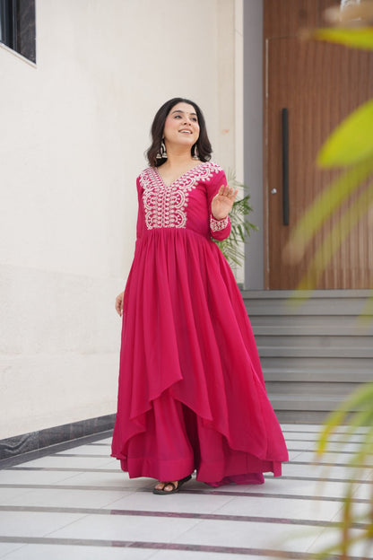 Double Flair Gown - Designer Gown Collection
