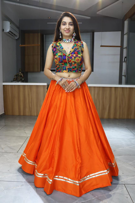 Ethnic Women's Rayon Cotton Lehenga Set – Elegant Traditional Festival Wear