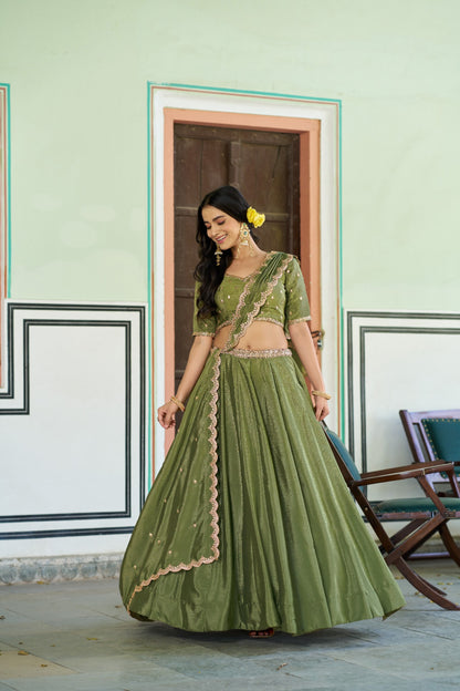 Glimmer Royale Embroidered Lehenga Set
