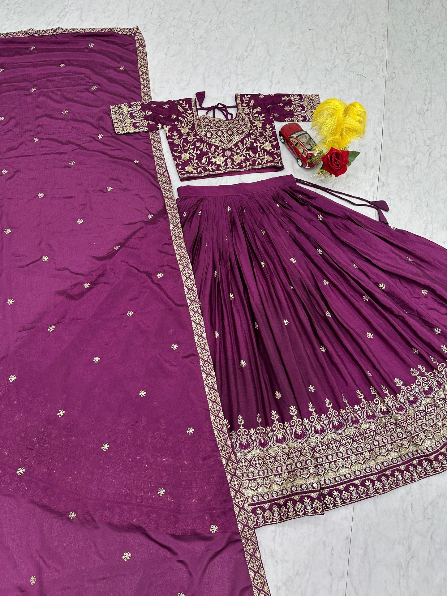RangBhoomi New Festival Lehenga Choli with Heavy Embroidery and Sequence Work