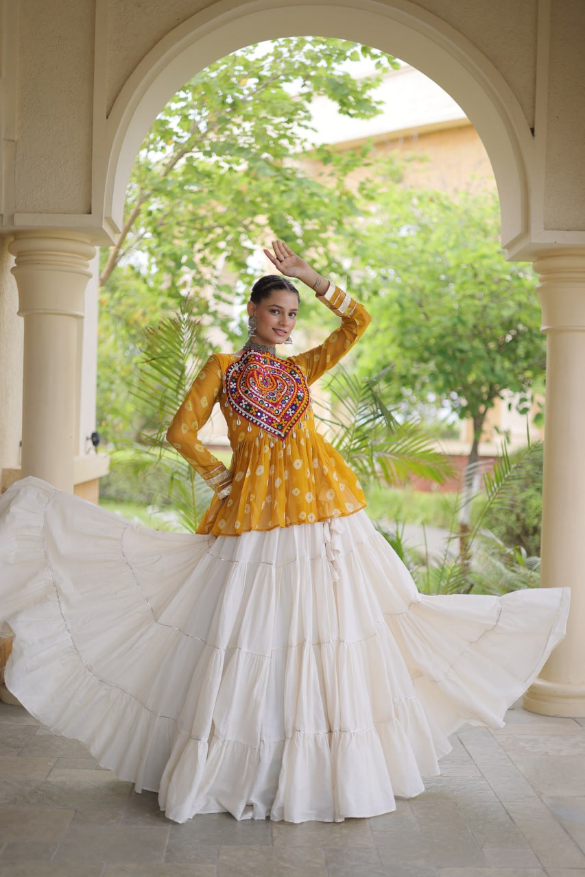 RangBhoomi Navratri Lehenga Choli Collection 2026 – Full-Stitched Festive Set