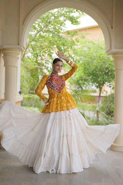 RangBhoomi Navratri Lehenga Choli Collection 2026 – Full-Stitched Festive Set