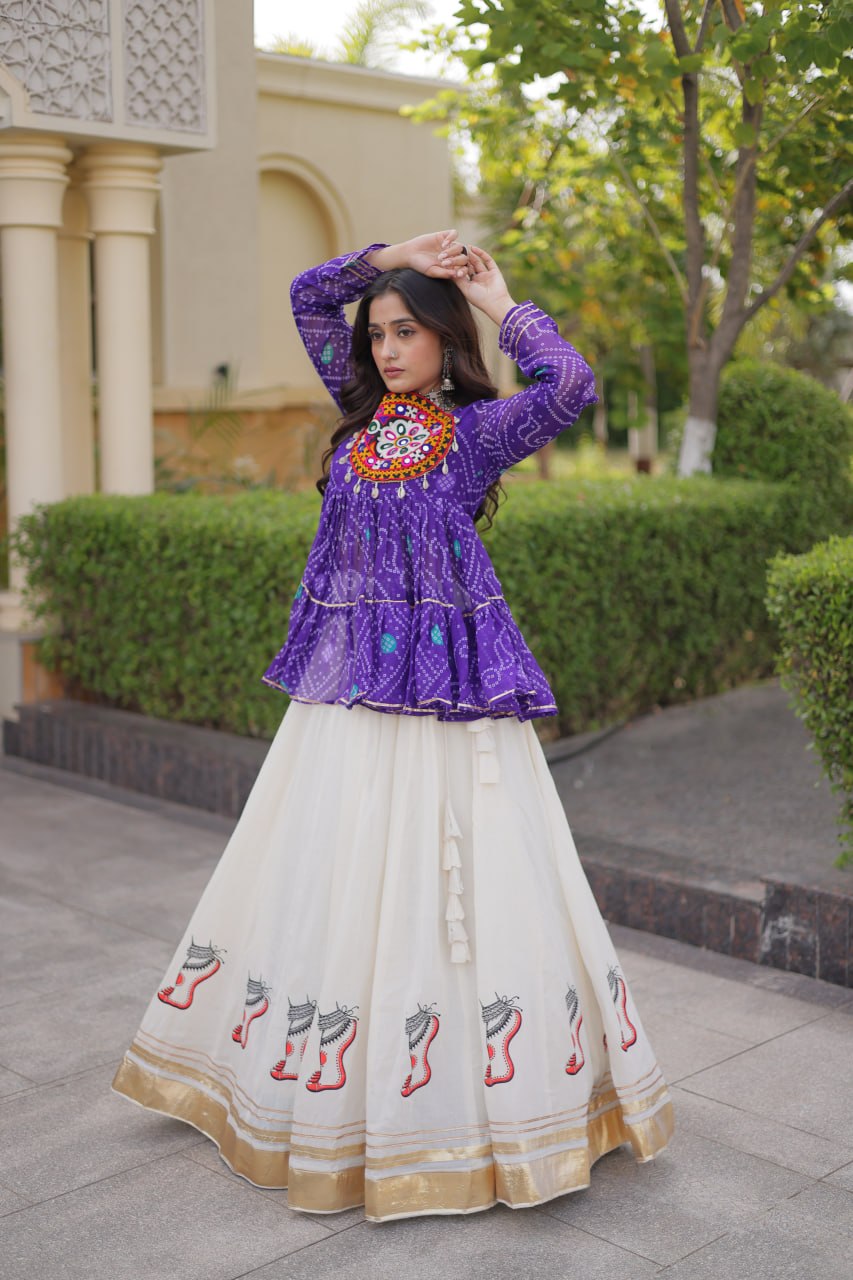 RangBhoomi Navratri Lehenga Choli Collection 2026 - Festive Full-Stitched Set