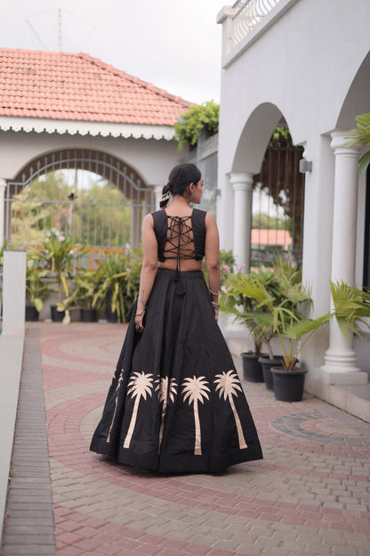 RangBhoomi Navratri Lehenga Choli Collection 2026 — Roman Fabric with Kutchi Embroidery