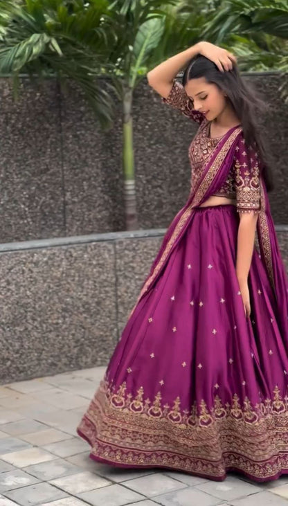 RangBhoomi New Festival Lehenga Choli with Heavy Embroidery and Sequence Work