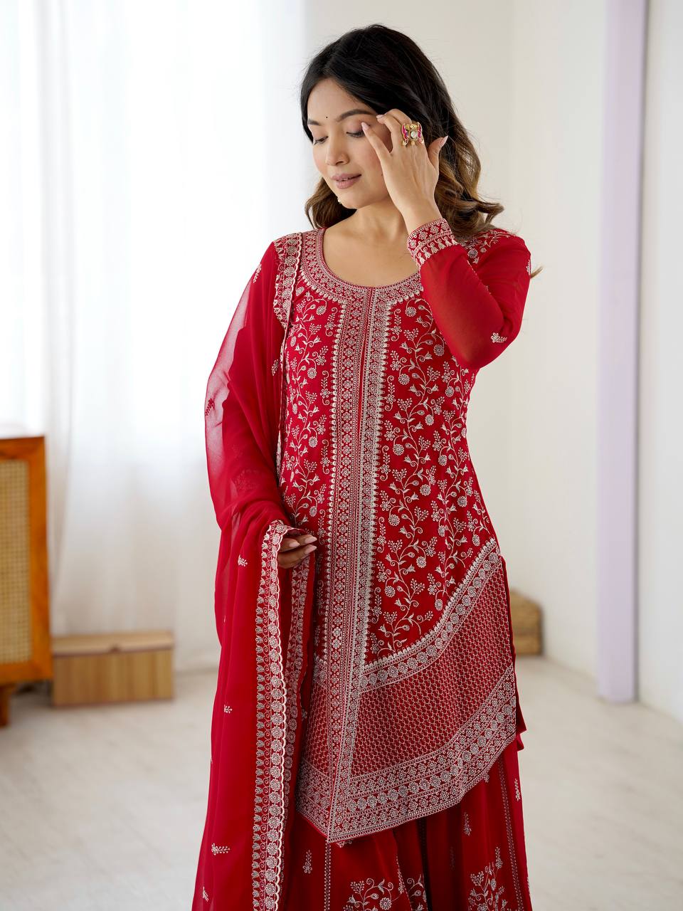 Premium Brand Wear Collection Featuring Real-Model Photography – Elegant Festive and Party Outfit