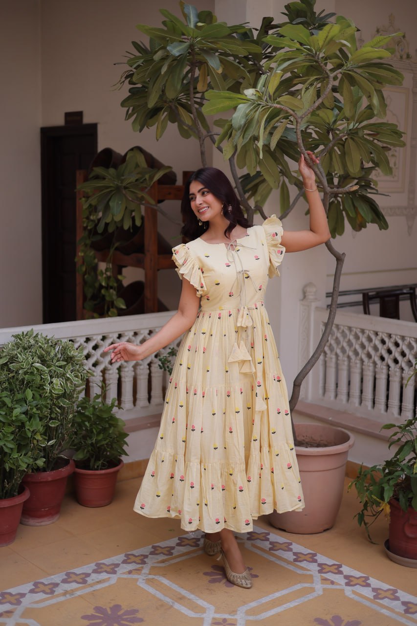 RangBhoomi Premium Designer Ready-Made Cotton Embroidered Kurti Collection 2026
