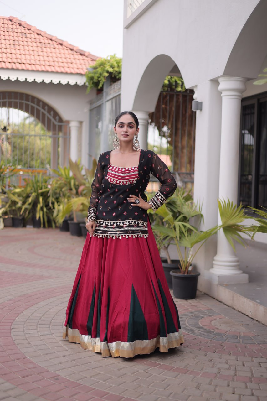 RangBhoomi Navratri Lehenga Choli Collection 2026 - Full-Stitched Festive Set