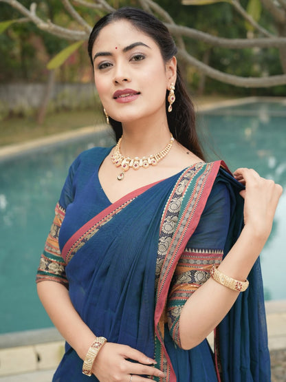Pure Chanderi Cotton Lehenga Set for Timeless Elegance and Comfort