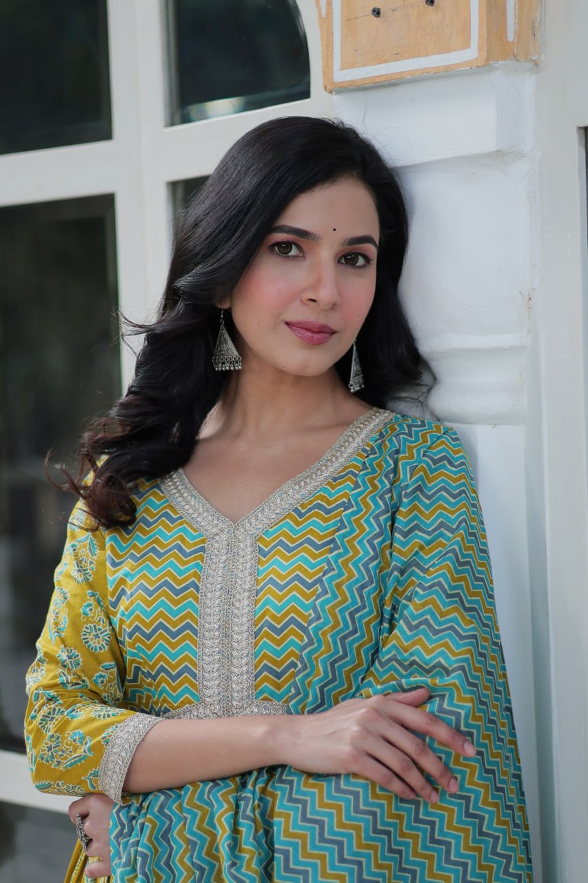 Premium Pure Cotton Kurti Set with Pant & Dupatta – Elegant Ethnic Wear