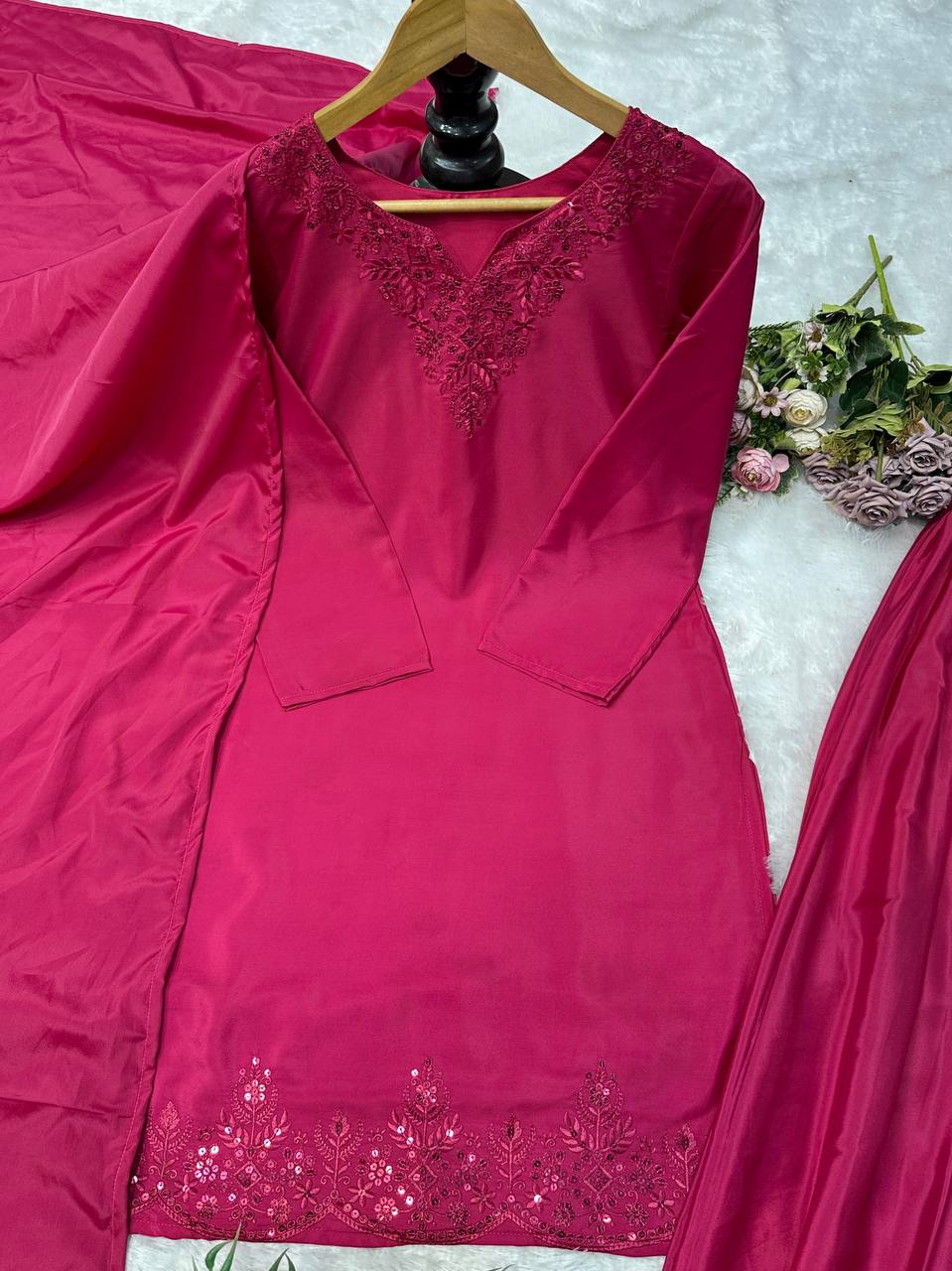 Sarara Chic: Designer Party Wear Indian Outfit