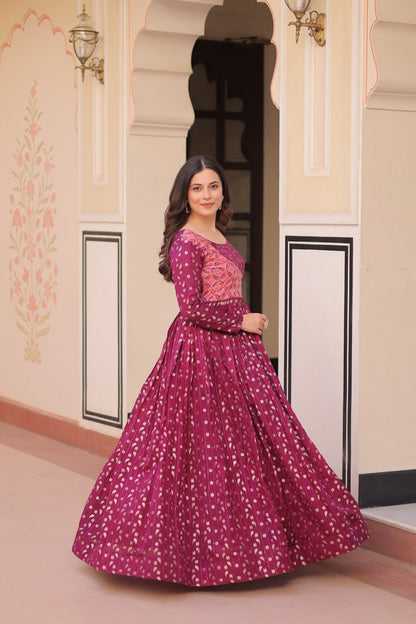 Weave Elegance Gown