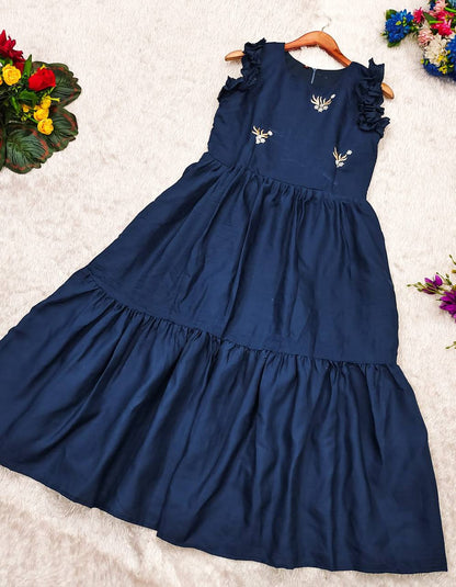Pleated Midi