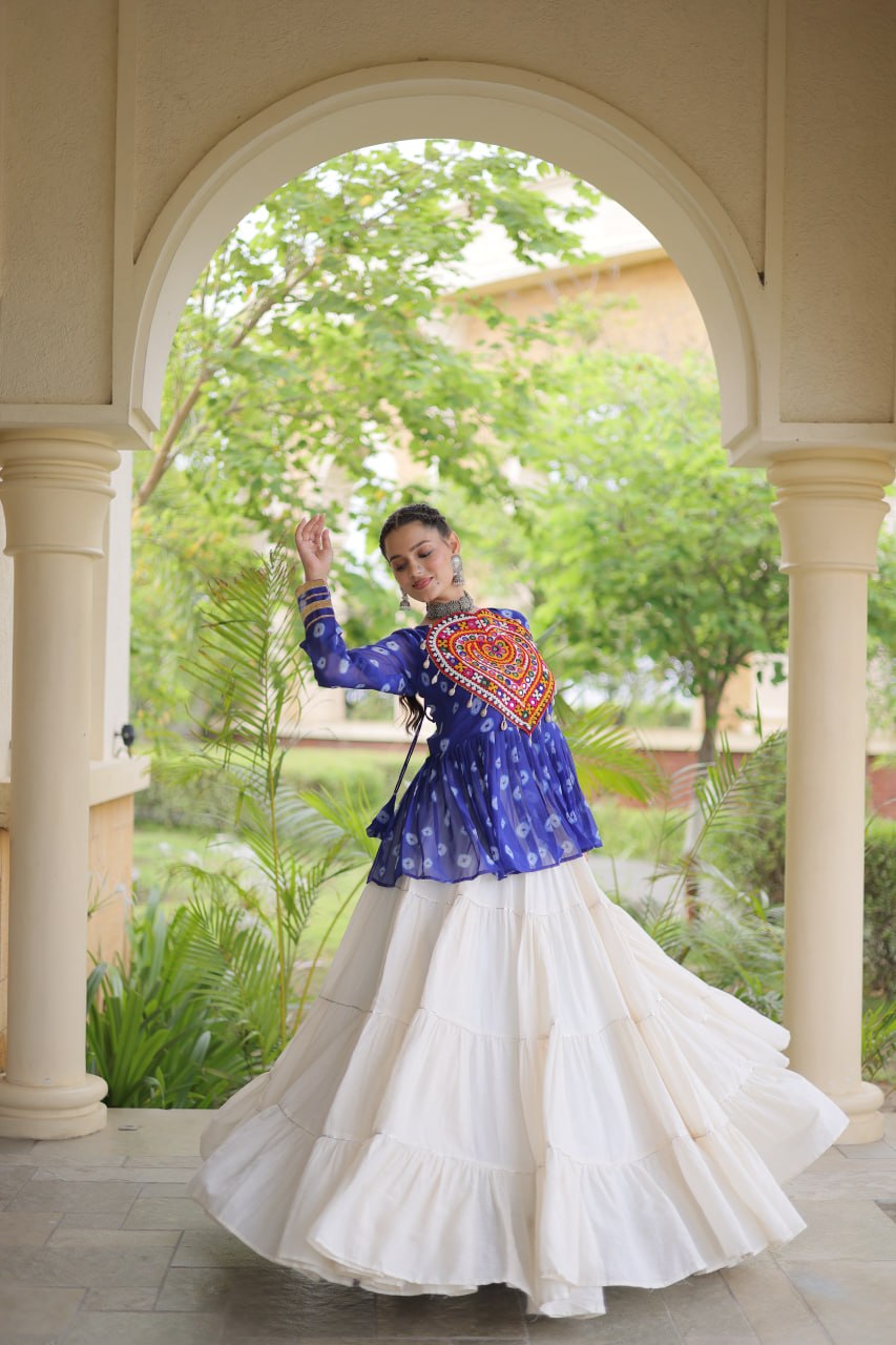 RangBhoomi Navratri Lehenga Choli Collection 2026 – Full-Stitched Festive Set