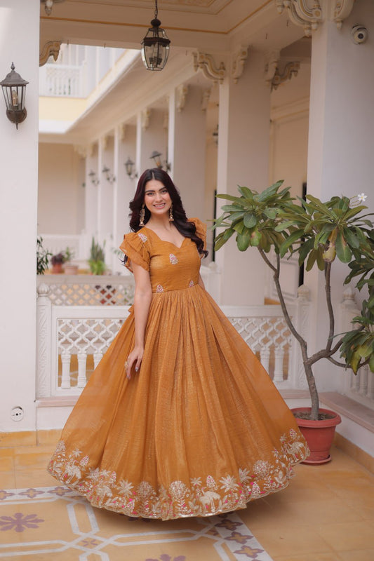 RangBhoomi Premium Designer Ready-Made Gown Collection