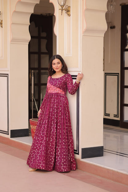 Weave Elegance Gown