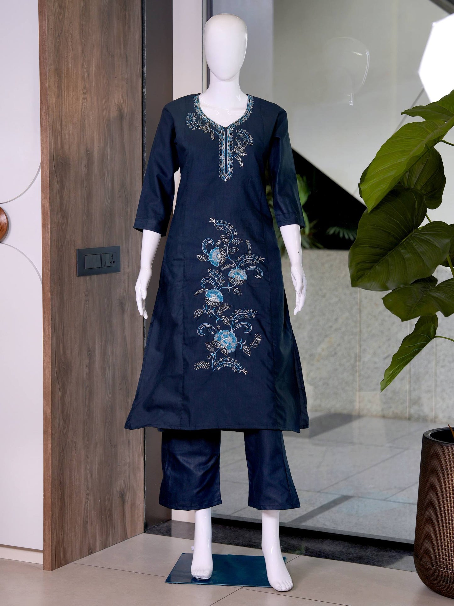 RangBhoomi Premium Cotton 60-60 Kurti & Plazo Set
