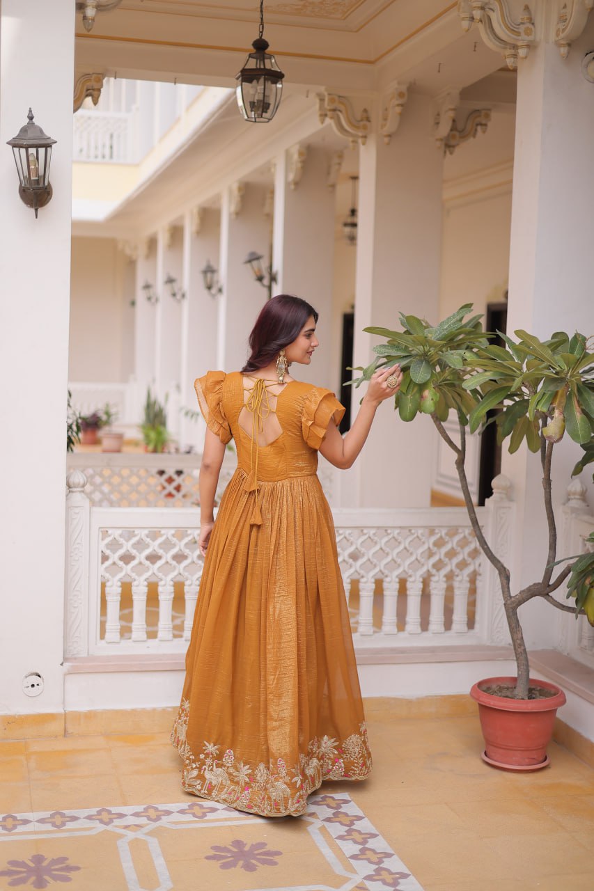 RangBhoomi Premium Designer Ready-Made Gown Collection