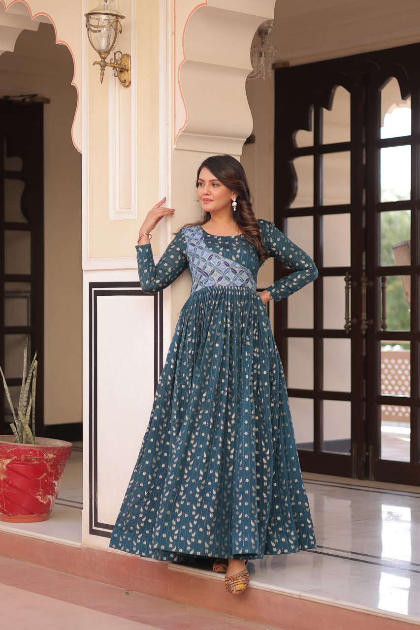 Weave Elegance Gown