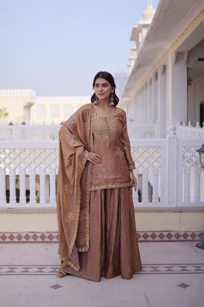 RangBhoomi Premium Designer Ready-to-Wear Top, Sharara, and Dupatta Collection 2026